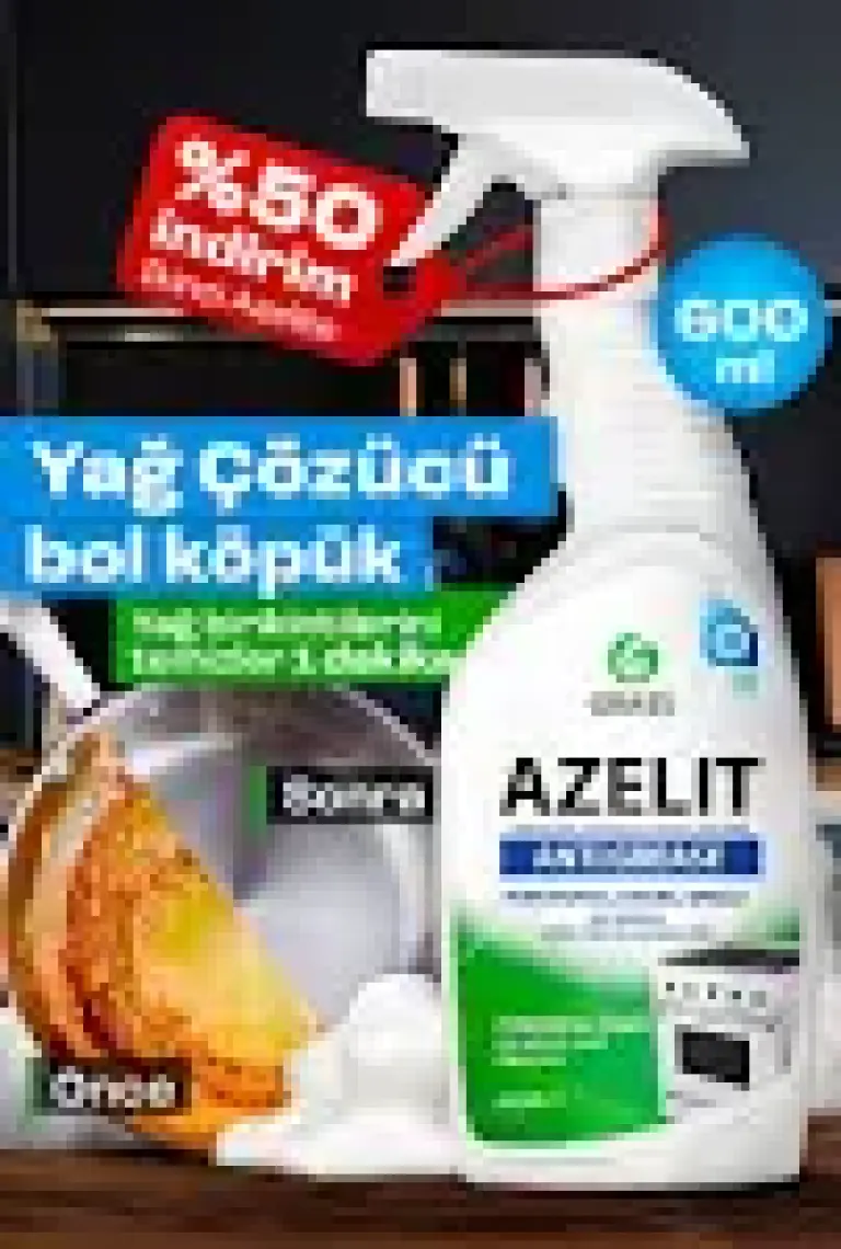 Grass Azelit Yağ & Kireç Sökücü Sprey 600ml - Fırın, Ocak, Banyo, Mutfak Temizliği İçin Hızlı Etkili Çözüm