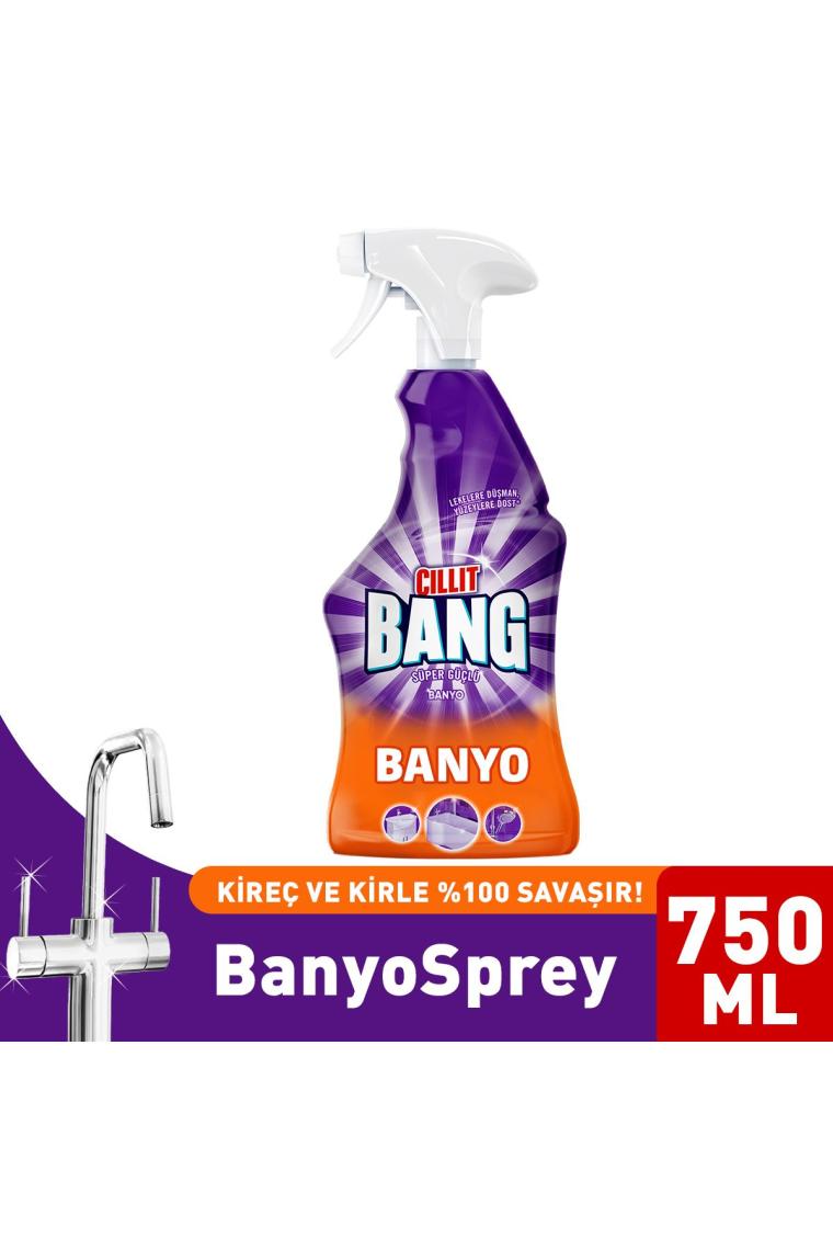 Cillit Bang Banyo Temizleyici Kir ve Kireç Sökücü Sprey 750 ml