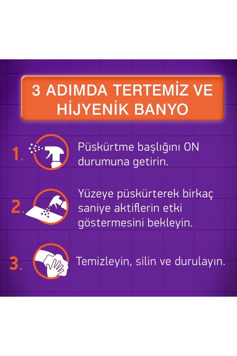 Cillit Bang Banyo Temizleyici Kir ve Kireç Sökücü Sprey 750 ml