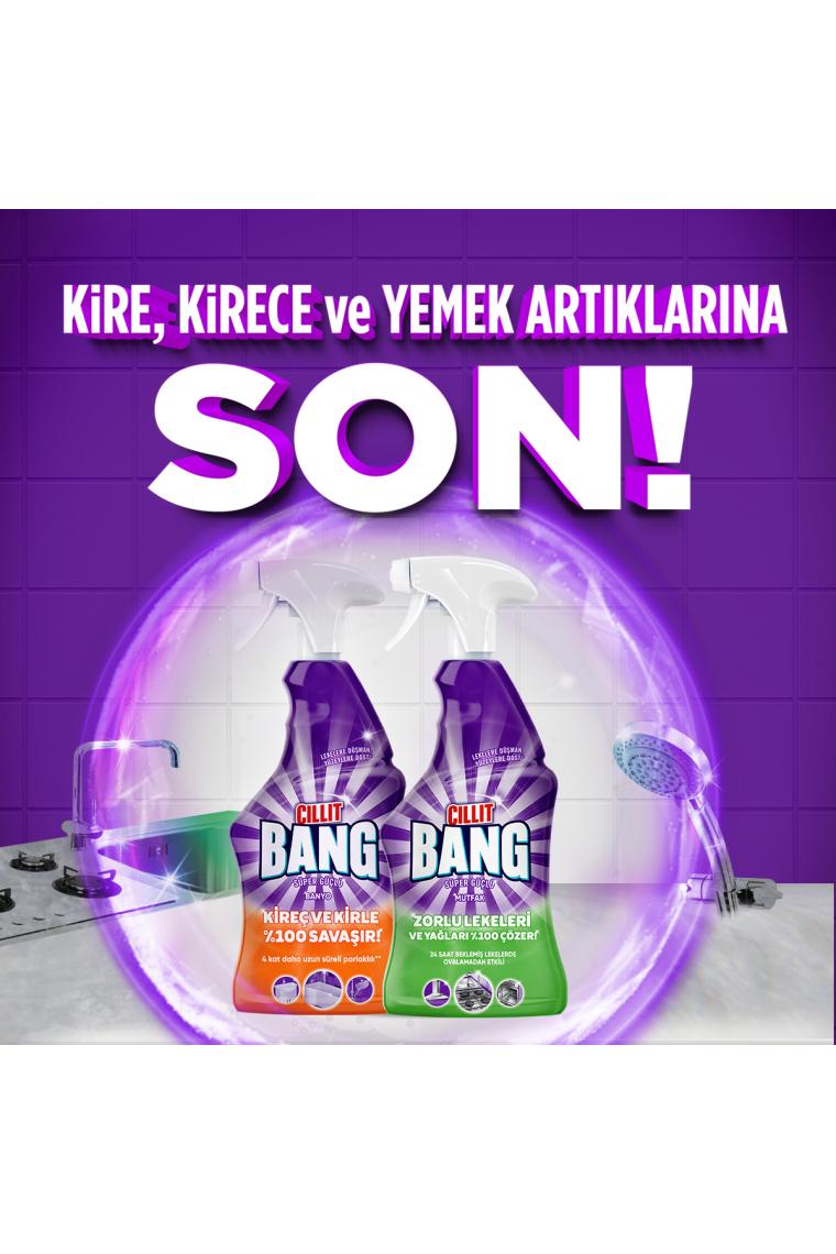 Cillit Bang Banyo Temizleyici Kir ve Kireç Sökücü Sprey 750 ml
