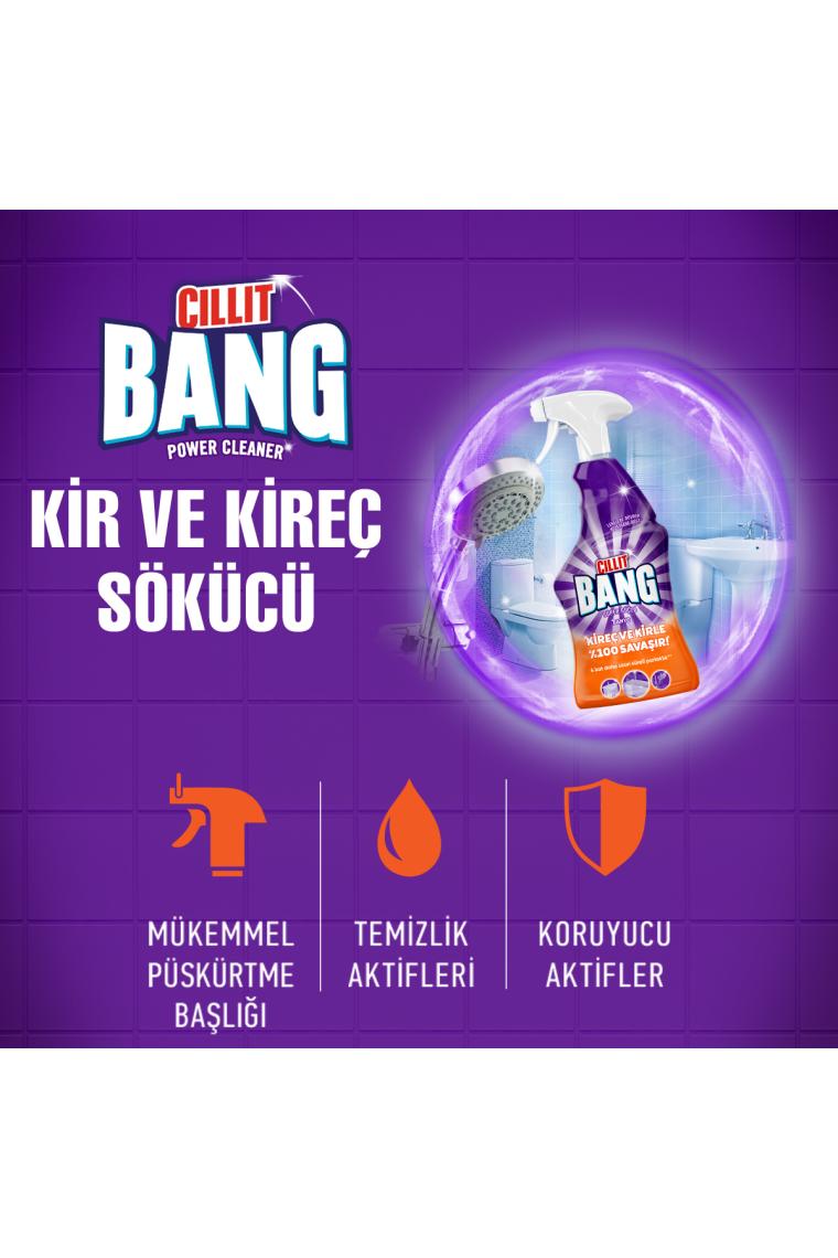 Cillit Bang Banyo Temizleyici Kir ve Kireç Sökücü Sprey 750 ml