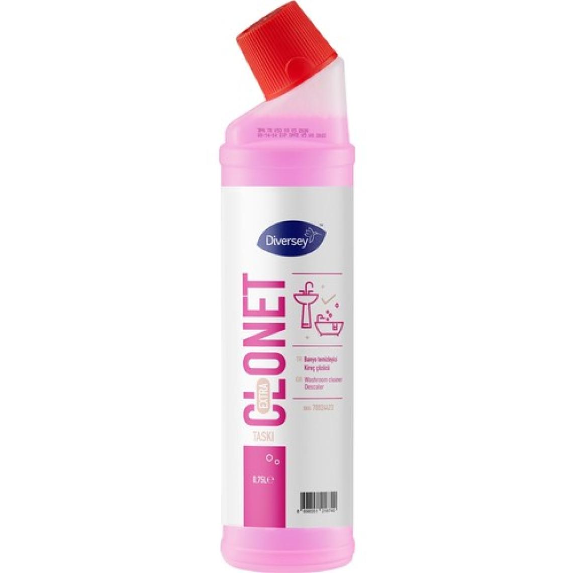 Diversey 6 Adet Diversey Taski Clonet Extra Kireç Çözücü ve Banyo Temizleyicisi 750ML Online Özel