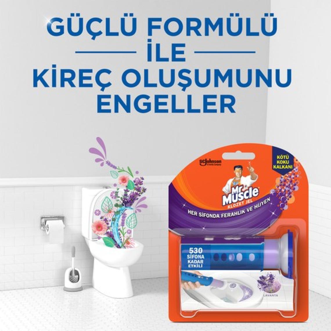 Mr Muscle Klozet Jel Lavanta Tuvalet Temizleyici