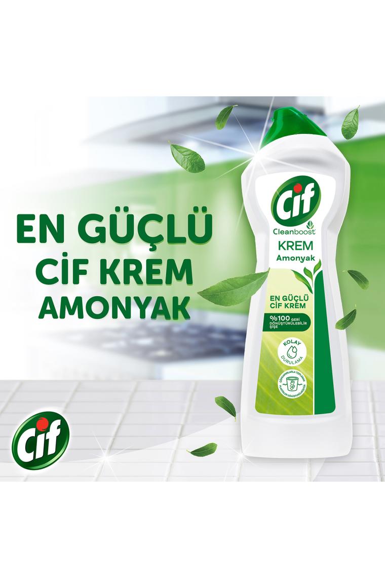 Cif Krem Amonyak 750 ml x 3 Copack