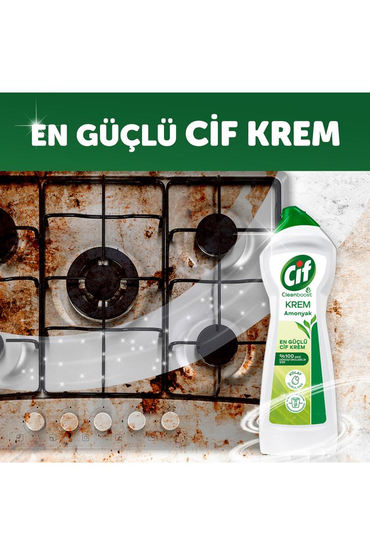 Cif Krem Amonyak 750 ml x 3 Copack