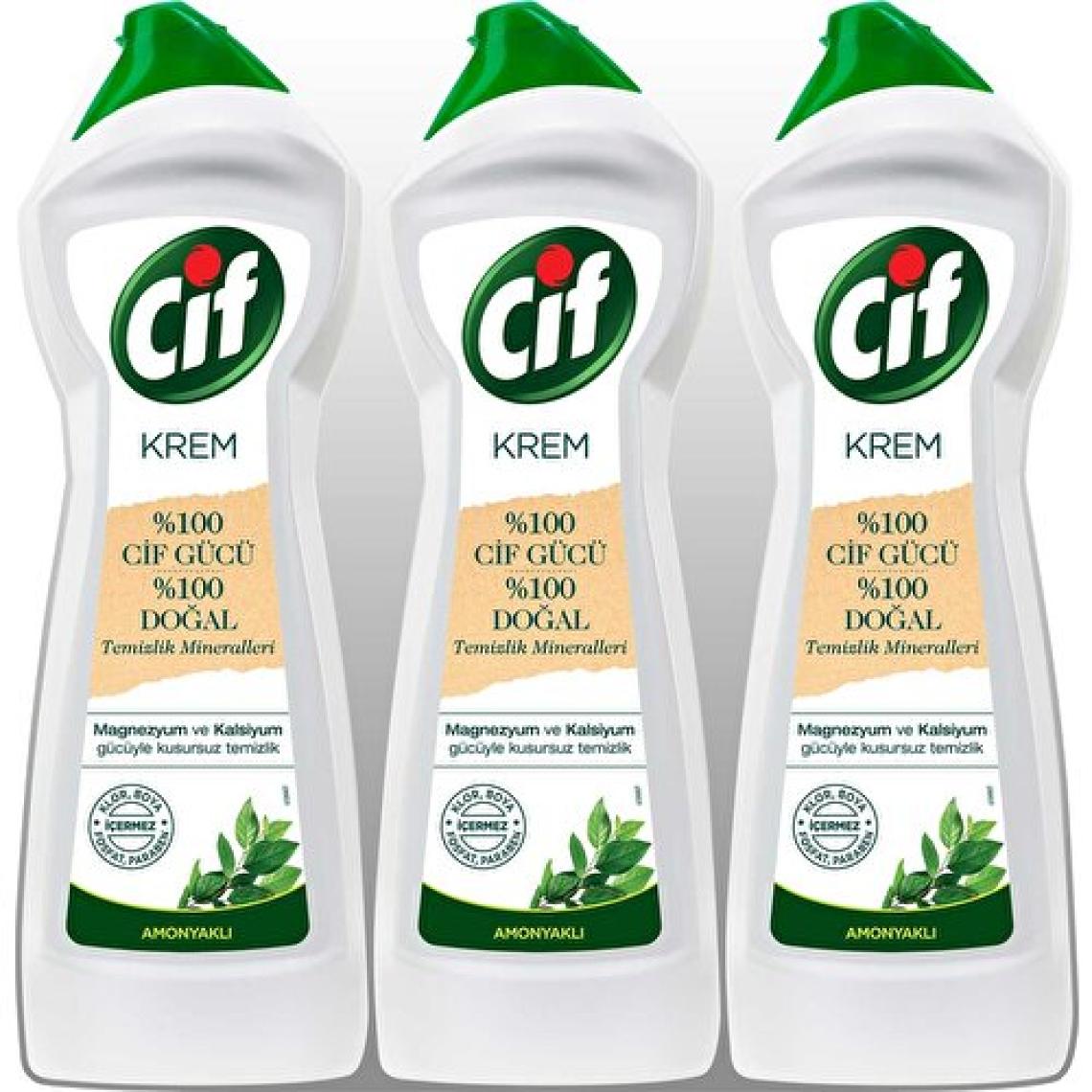 Cif Krem Amonyak 750 ml x 3 Copack
