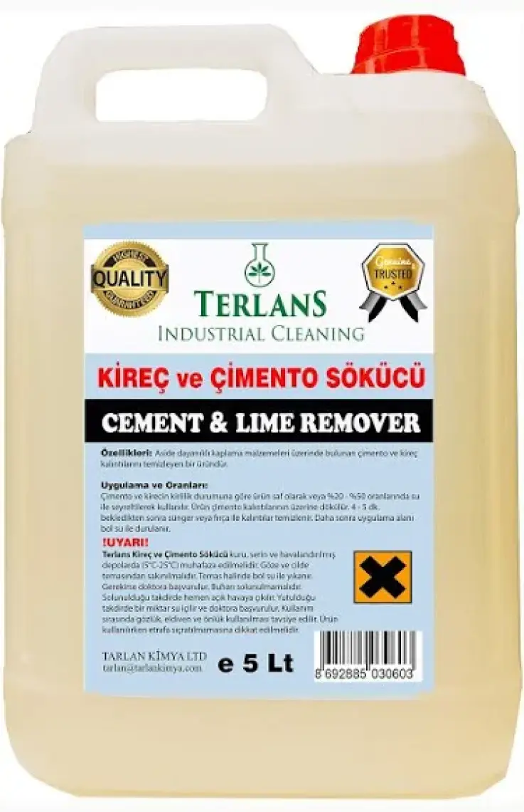 Inşaat Sonrası Çimento Kireç Sıva Harç Sökücü Temizleyici 5 Kg Cement And Lime Remover