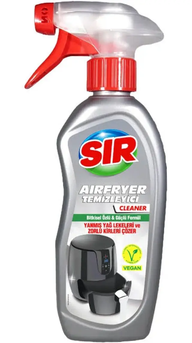 Sır Airfryer Temizleyici Bitkisel Özlü Güçlü Formül 250 ml