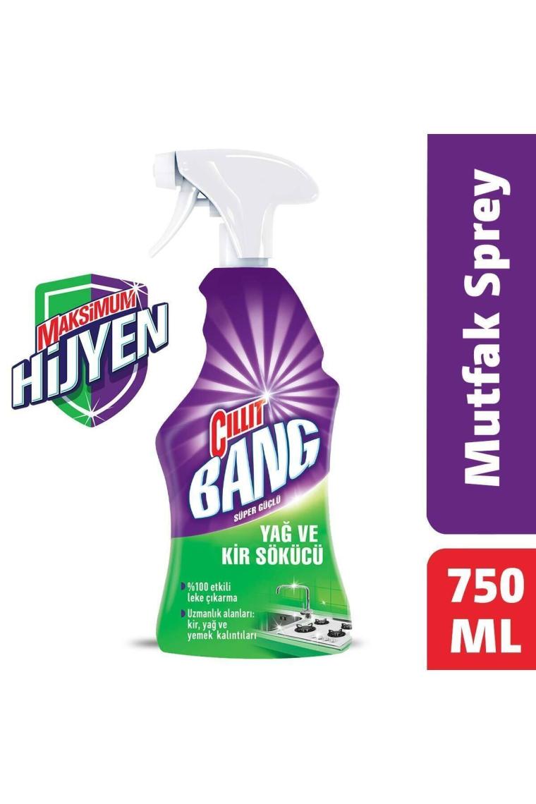 Mutfak Temizleyici Yağ, Kir Ve Kireç Sökücü Sprey 750ml