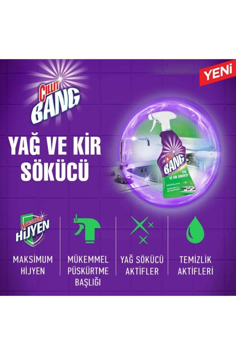 Mutfak Temizleyici Yağ, Kir Ve Kireç Sökücü Sprey 750ml