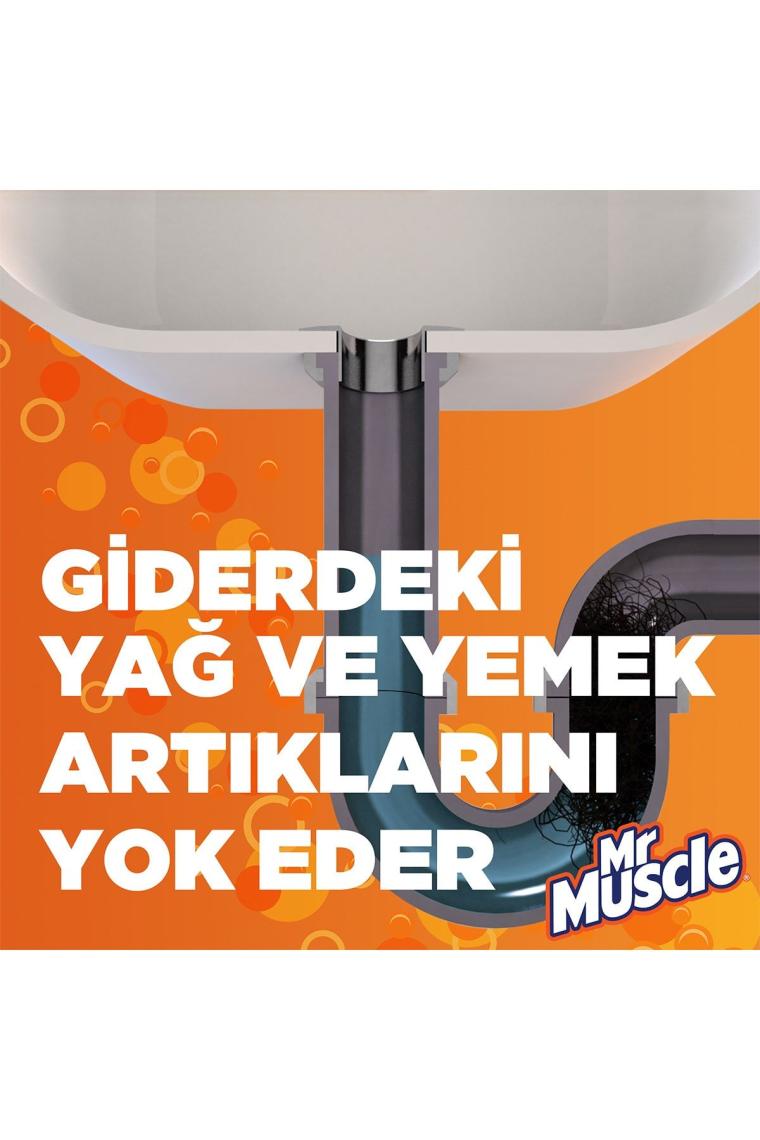 Mr. Muscle 50 gr 4'lü Granül Lavabo Açıcı