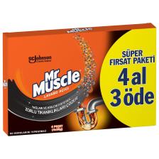Mr. Muscle 50 gr 4'lü Granül Lavabo Açıcı
