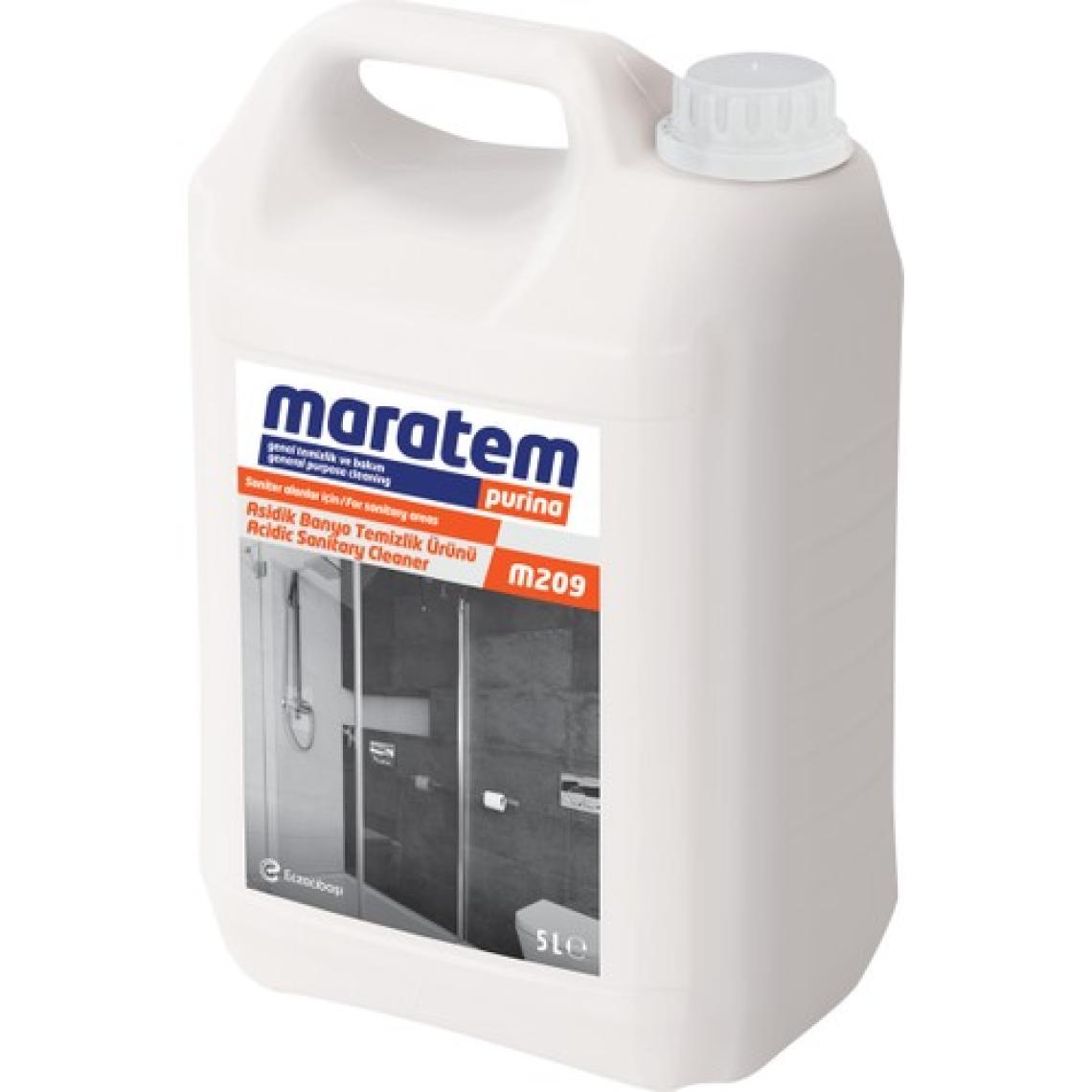 Maratem M209 5 lt Asidik Banyo Temizleme Ürünü