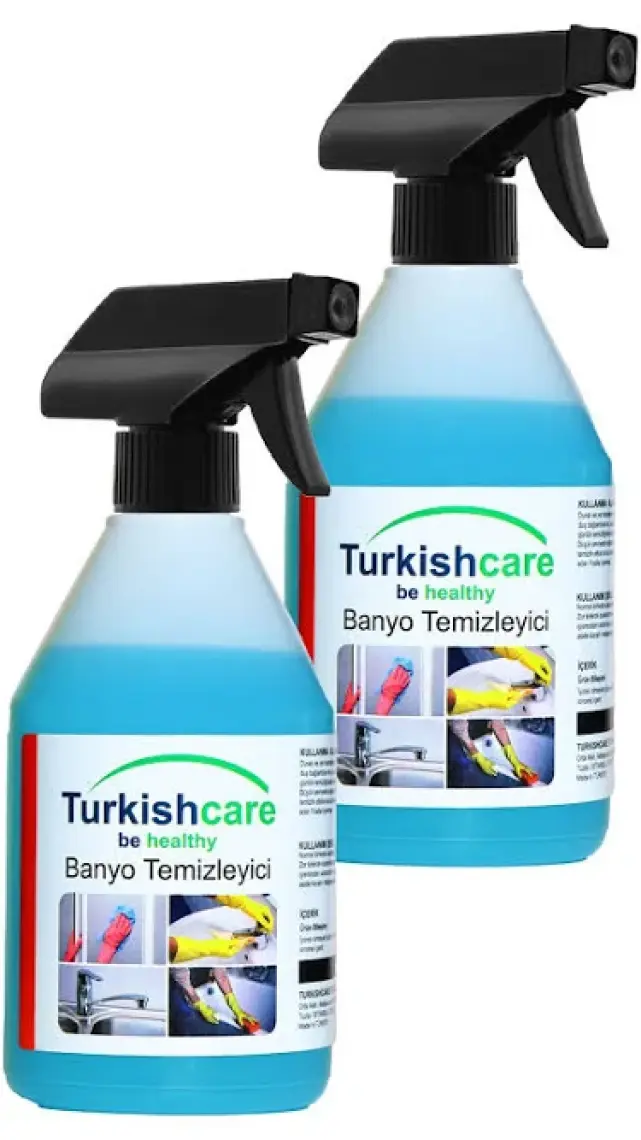 Banyo Ve Kireç Sökücü Temizleyici Sprey 500 ml 2'li Paket