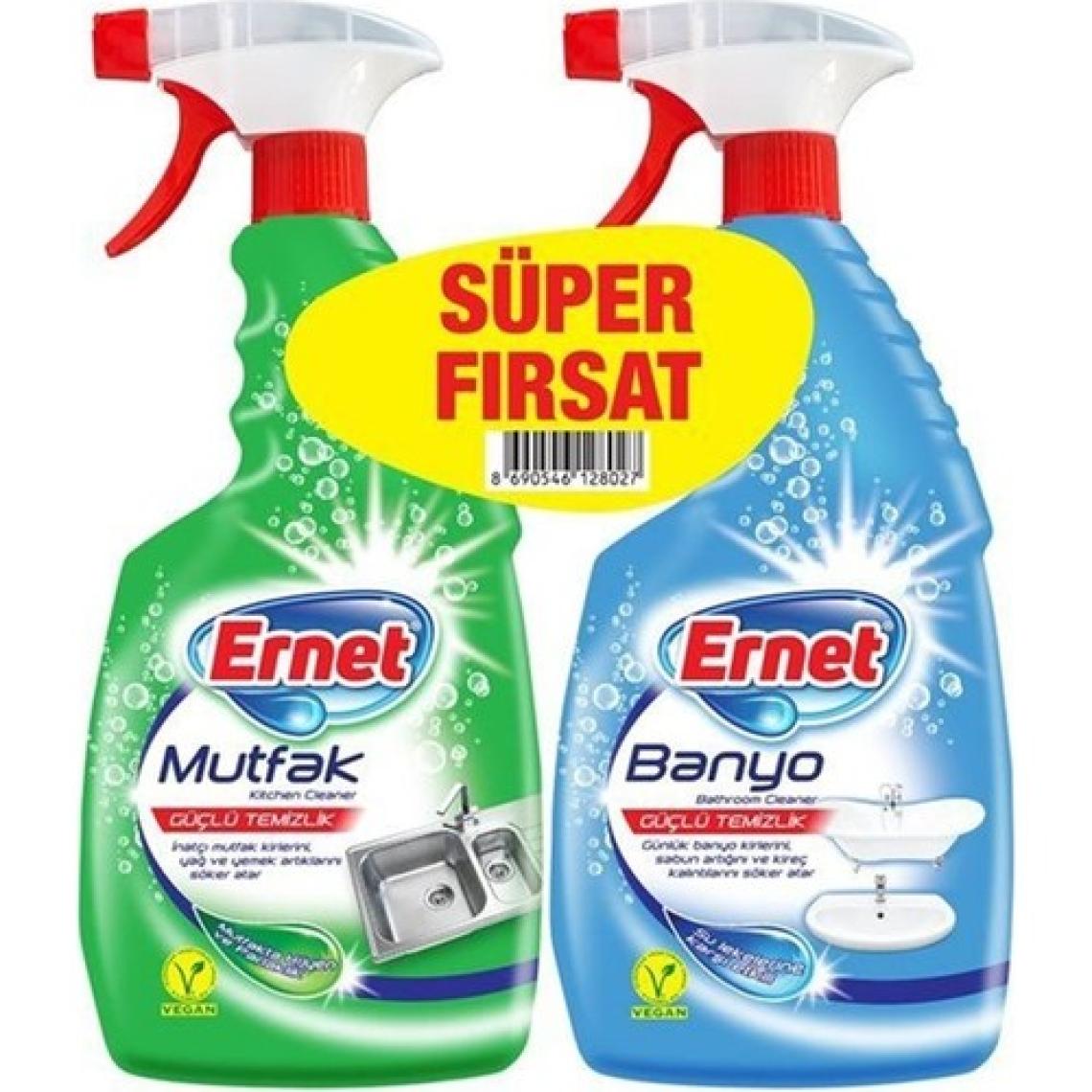 Ernet Süper Likit   Mutfak + Banyo Tem. (1+1) 750 ml Spreyli