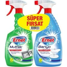 Ernet Süper Likit   Mutfak + Banyo Tem. (1+1) 750 ml Spreyli