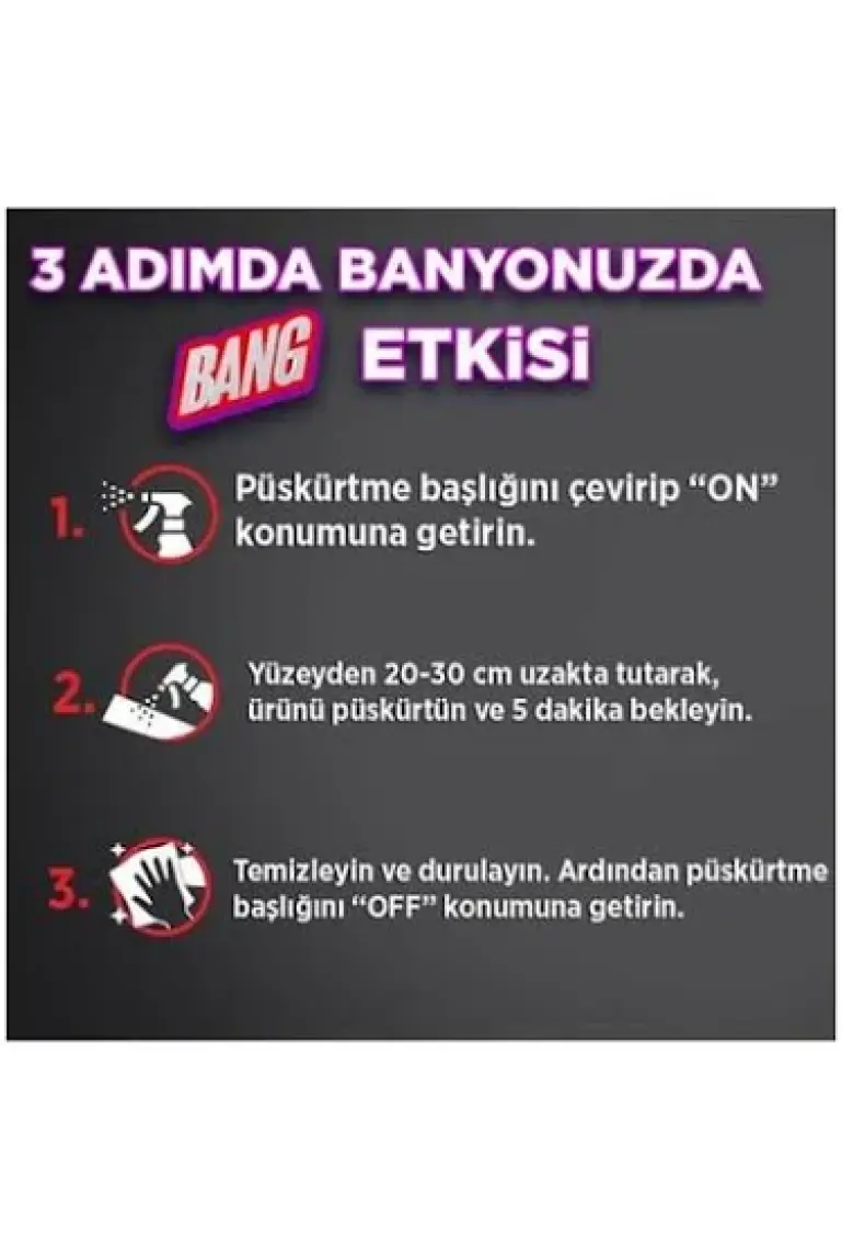 Çamaşır Sulu Hijyenik Köpük Banyo Sprey 750 ml
