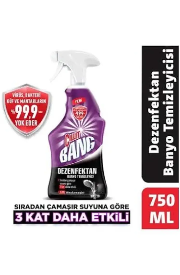 Çamaşır Sulu Hijyenik Köpük Banyo Sprey 750 ml