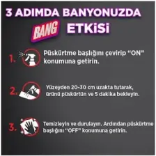 Çamaşır Sulu Hijyenik Köpük Banyo Sprey 750 ml