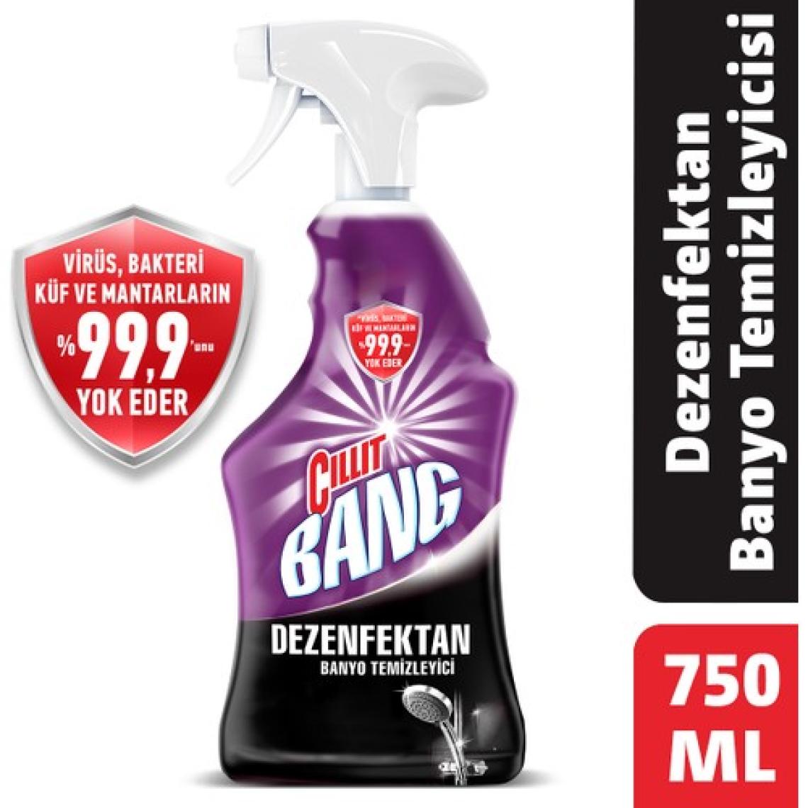 Cillit Bang Dezenfektan Sprey Set Banyo ve Mutfak Temizleyici 2 x 750 ml