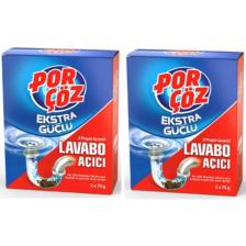 Porçöz Por Çöz Ekstra Güçlü Lavabo Açıcı Granül 4 x 70 gr
