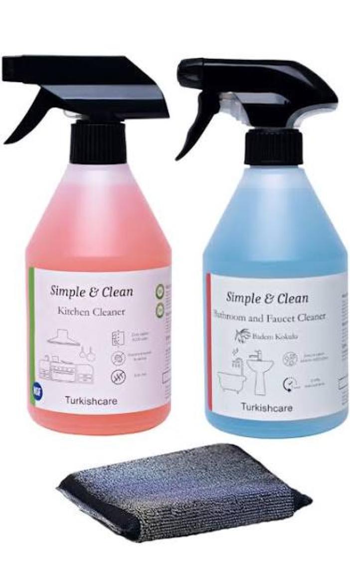 Banyo Ve Mutfak Temizleme Spreyi 500ml 2'li