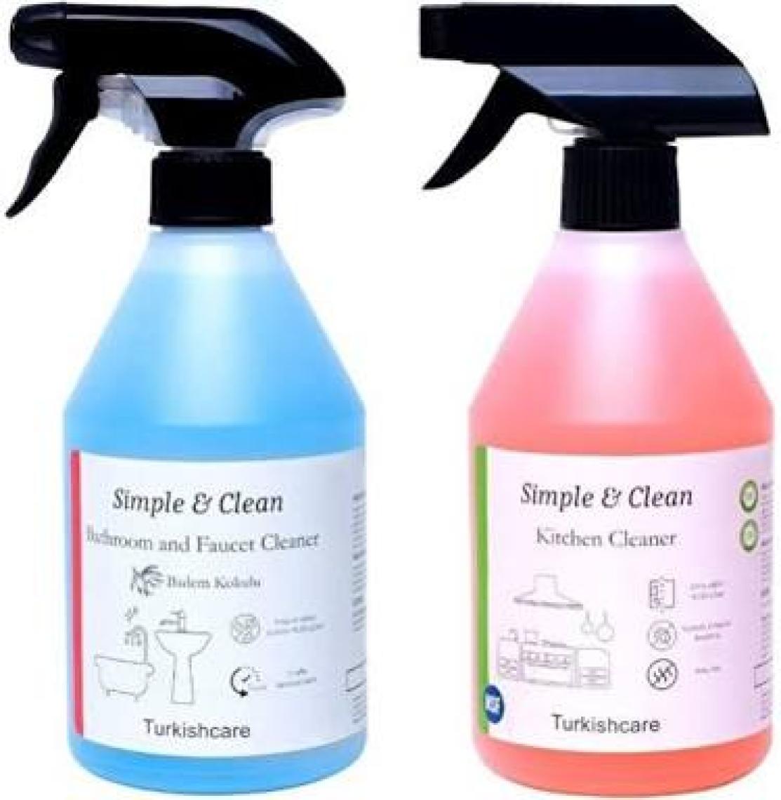 Banyo Ve Mutfak Temizleme Spreyi 500ml 2'li