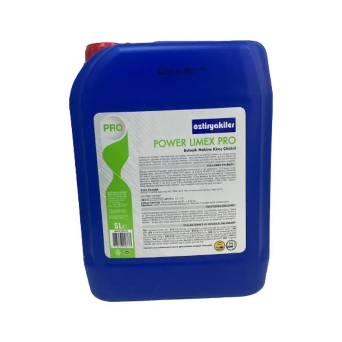 Öztiryakiler Power Limex Pro Bulaşık Makinası Kireç Sökücü 5 Lt
