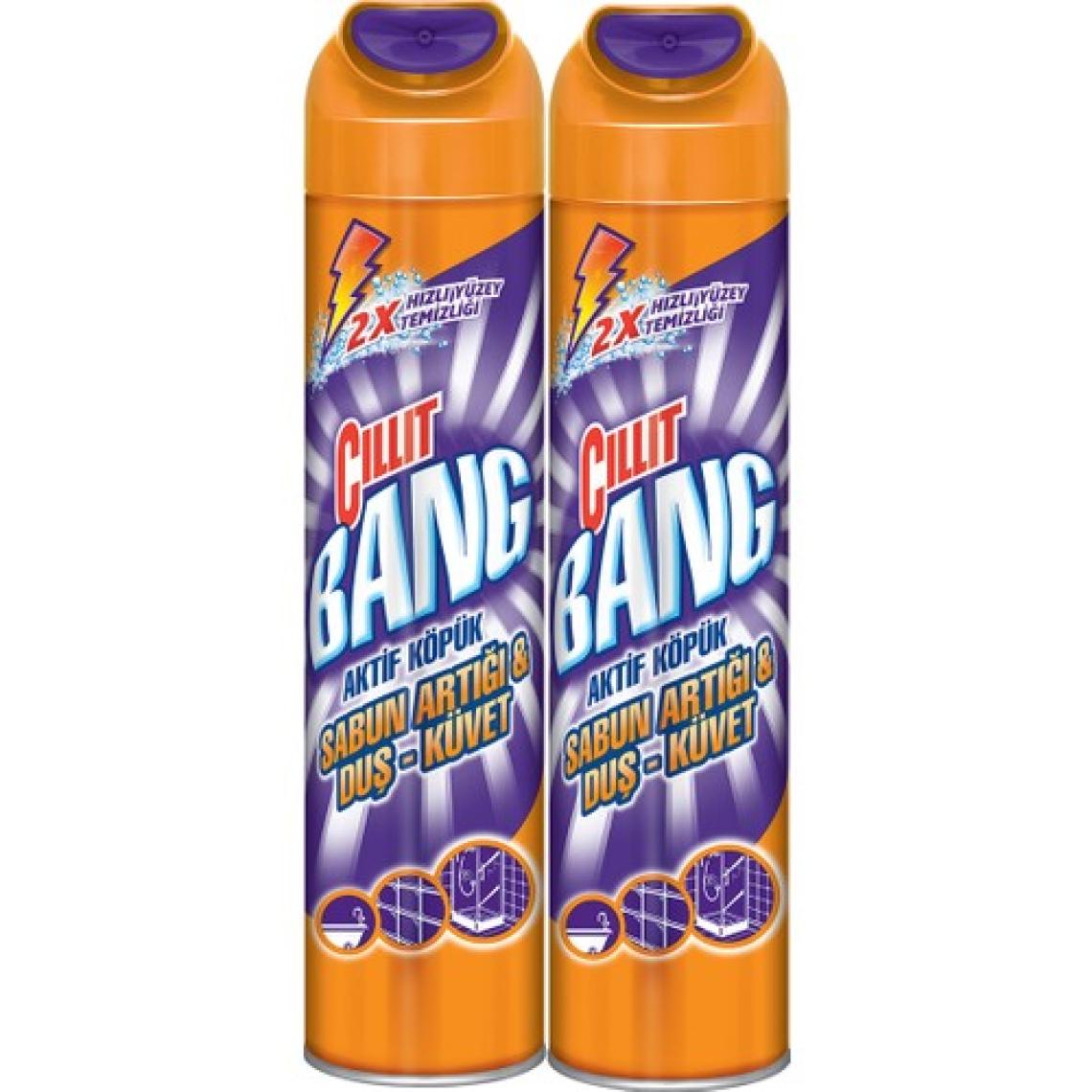 Cillit Bang Banyo Temizleyici Aktif Köpük 600 ml  x 2'li