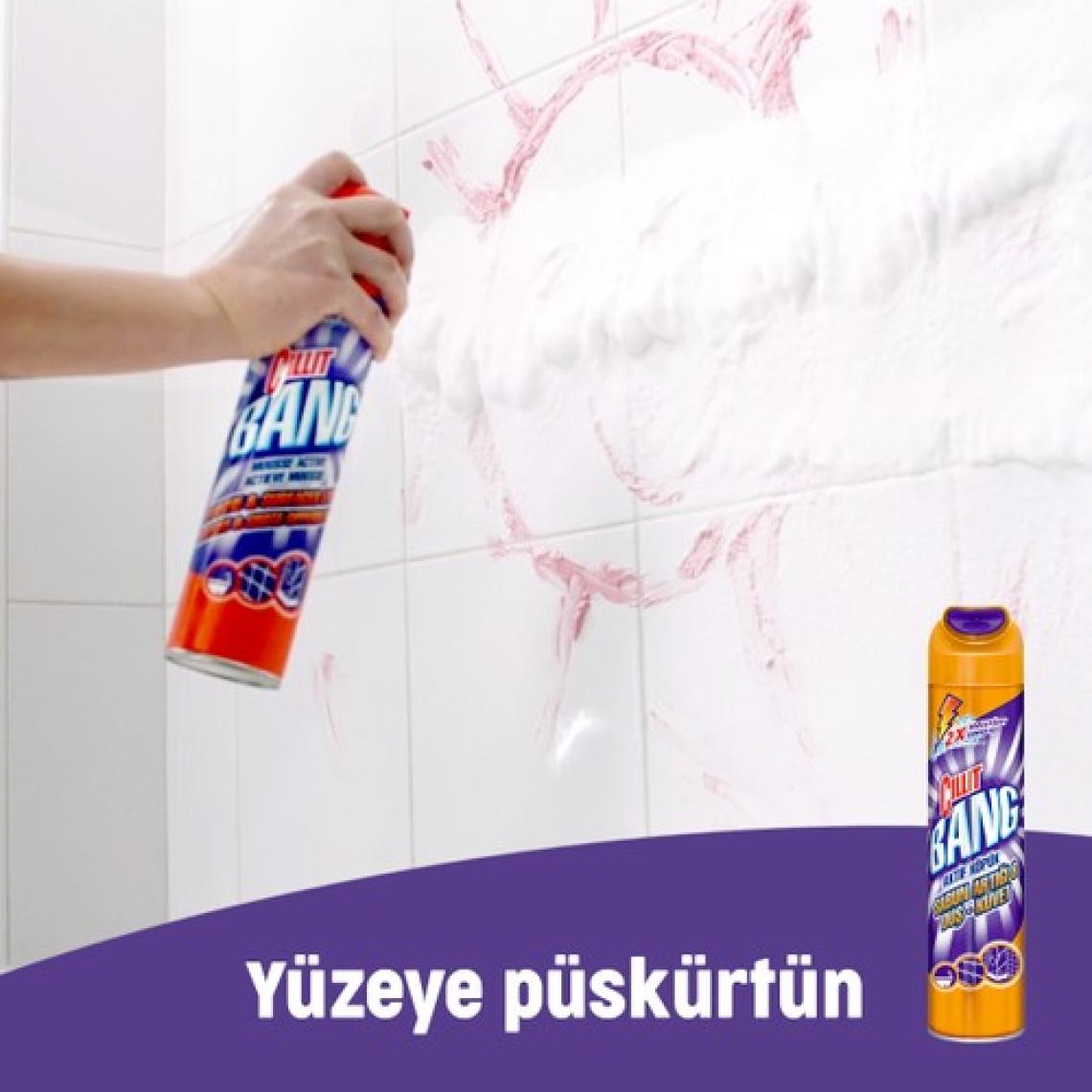Cillit Bang Banyo Temizleyici Aktif Köpük 600 ml  x 2'li