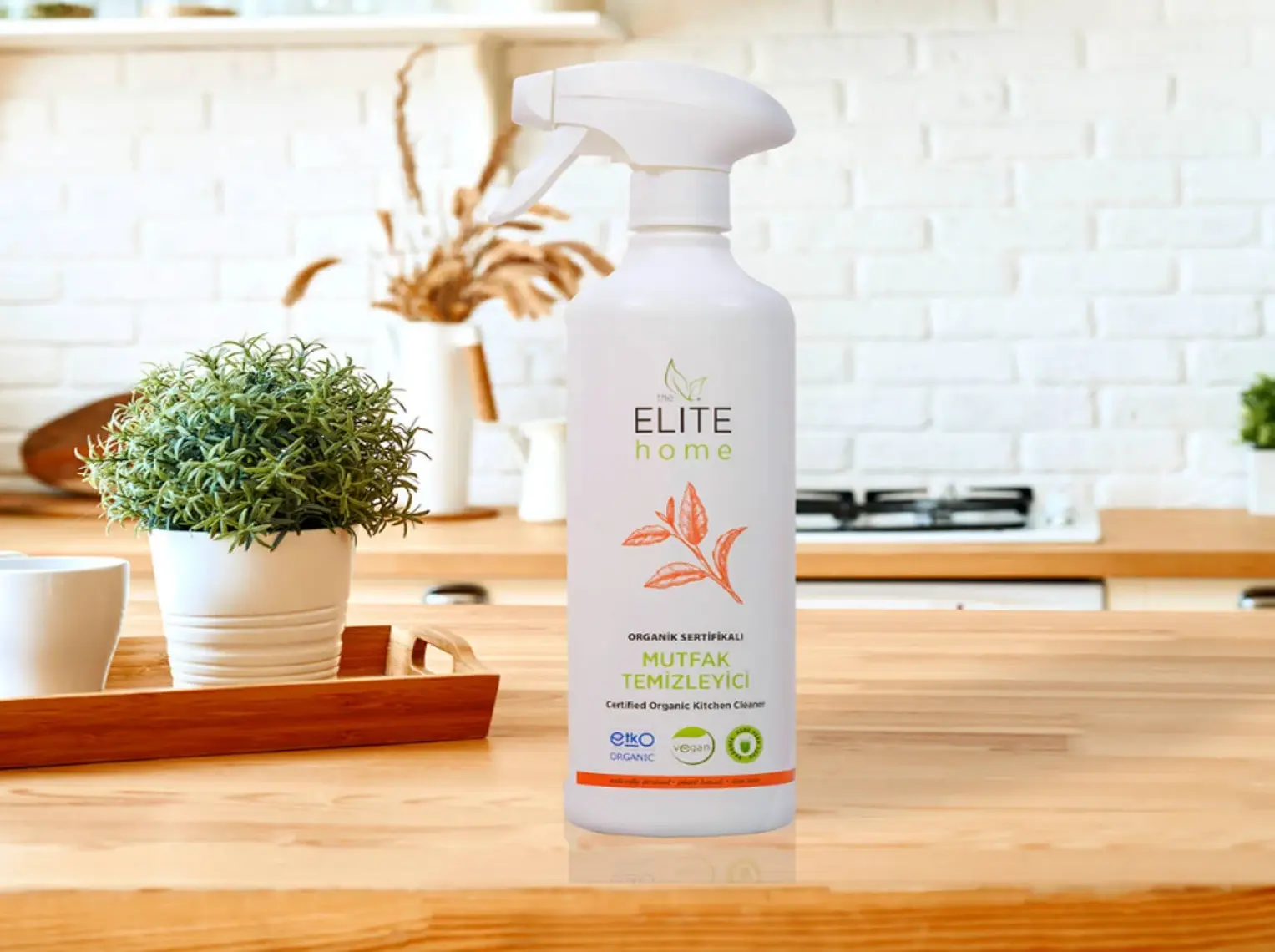 The Elite Home Organik Sertifikalı Banyo Temizleyici 750 ml