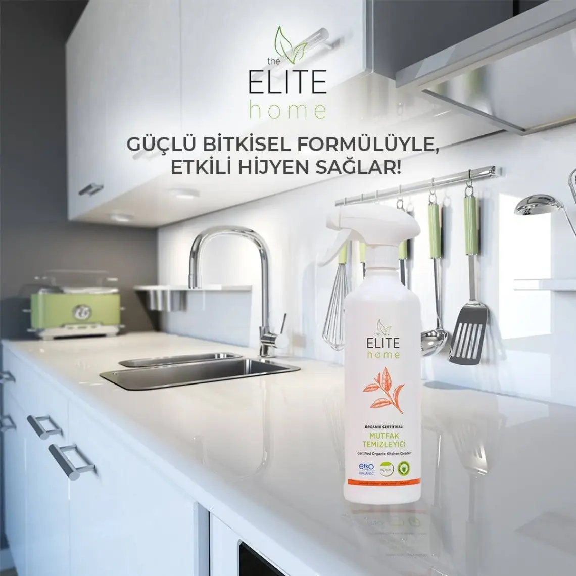 The Elite Home Organik Sertifikalı Banyo Temizleyici 750 ml