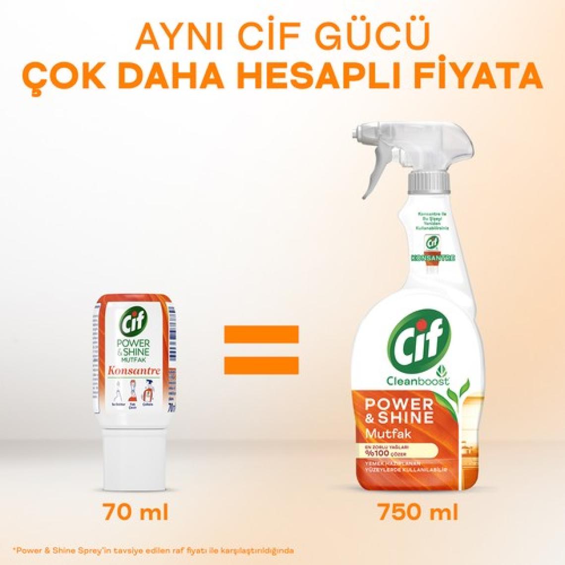 Cif Power & Shine Konsantre Mutfak 70 ml
