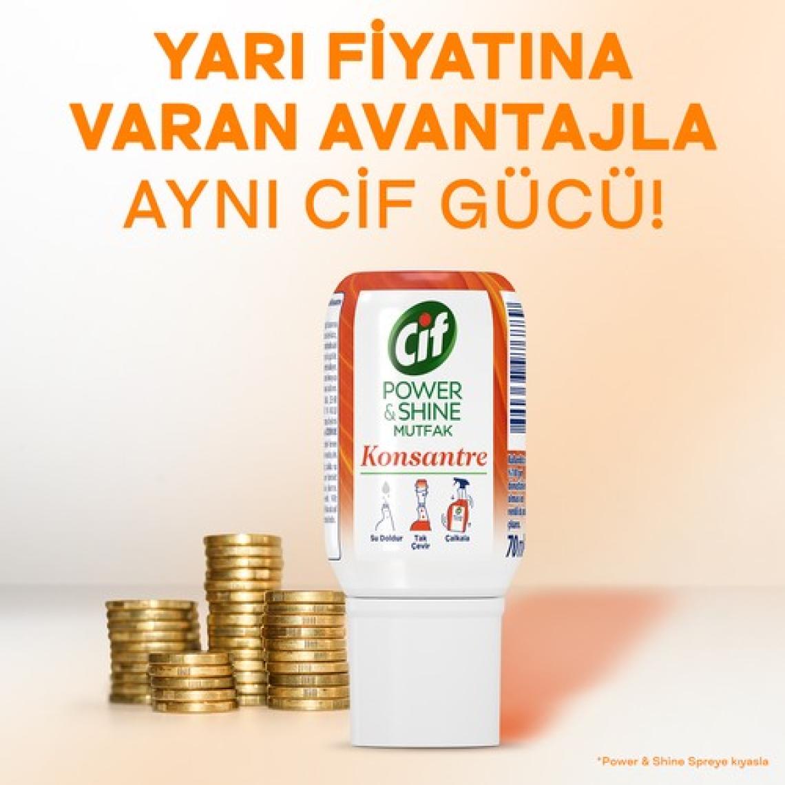 Cif Power & Shine Konsantre Mutfak 70 ml