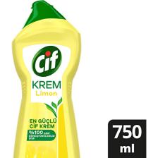 Cif Cleanboost Krem Limon Yüzey Temizleyici 750 ml
