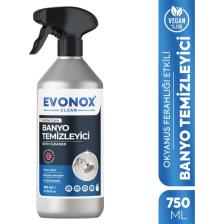 Evonox Clean Ultra Güçlü Banyo Temizleyici ve Kireç Çözücü Okyanus Kokulu Sprey 750 ml