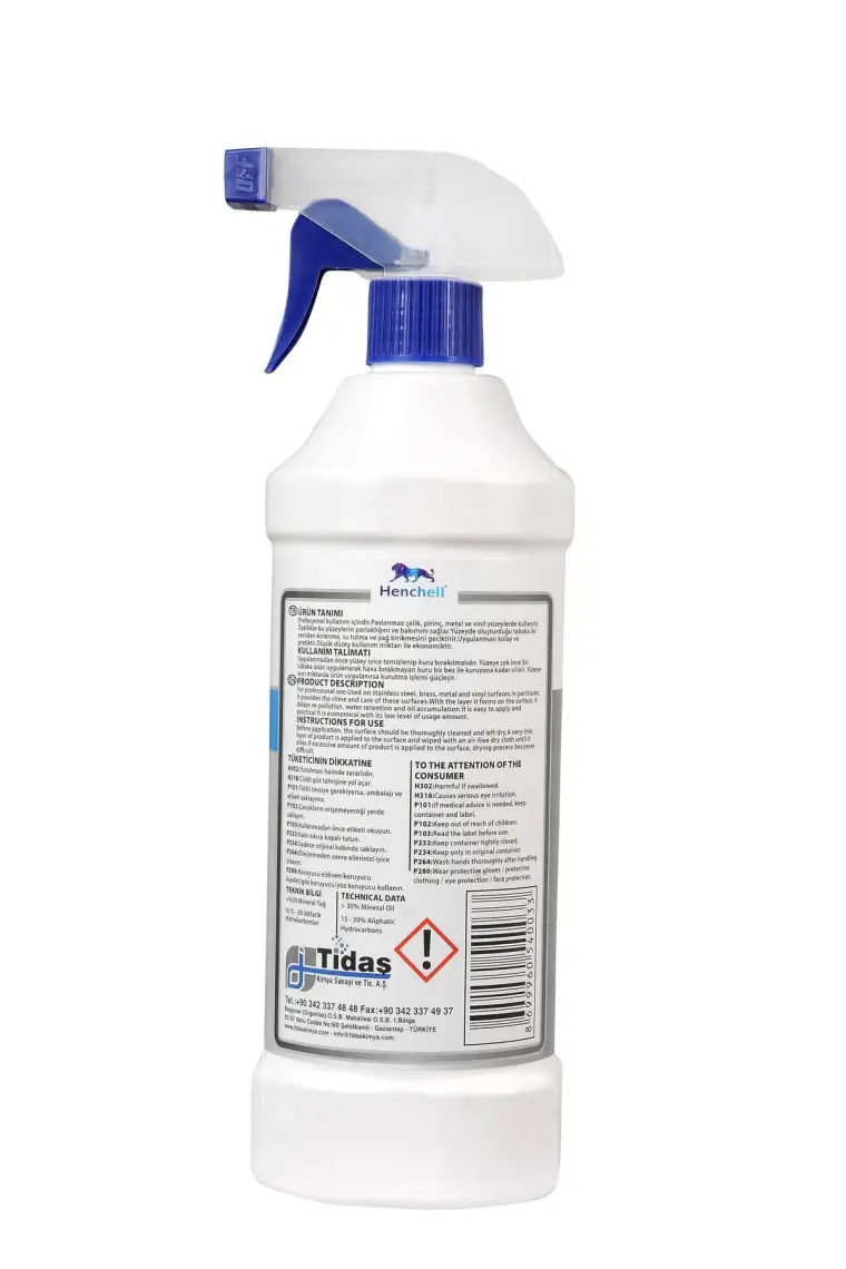 Henchell  Çelik Vinil Parlatma ve Bakım Maddesi 700 ml