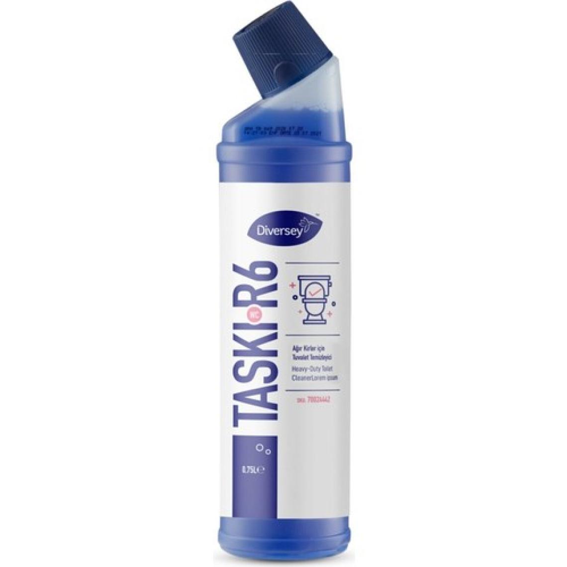 Diversey Taski Clonet Kireç Çözücü 750 ml + Taski R6 Wc Tuvalet Temizlik 750 ml