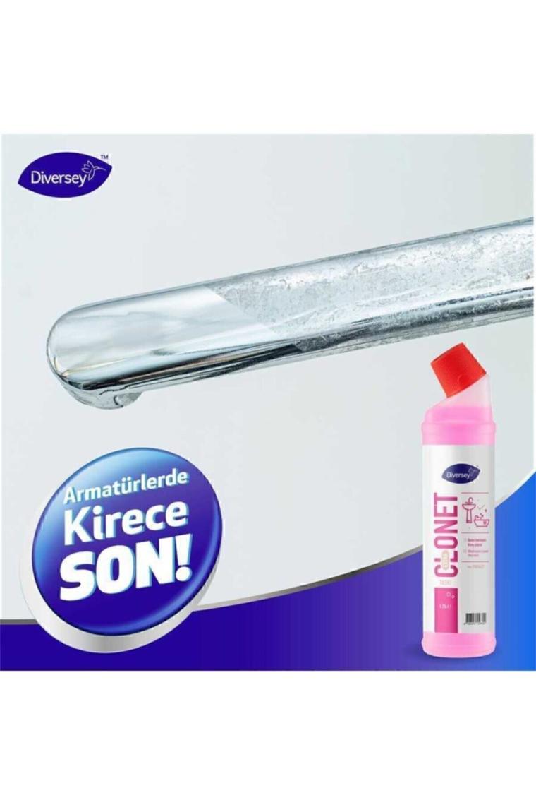 Diversey 6 Adet Diversey Taski Clonet Extra Kireç Çözücü ve Banyo Temizleyicisi 750ML Online Özel