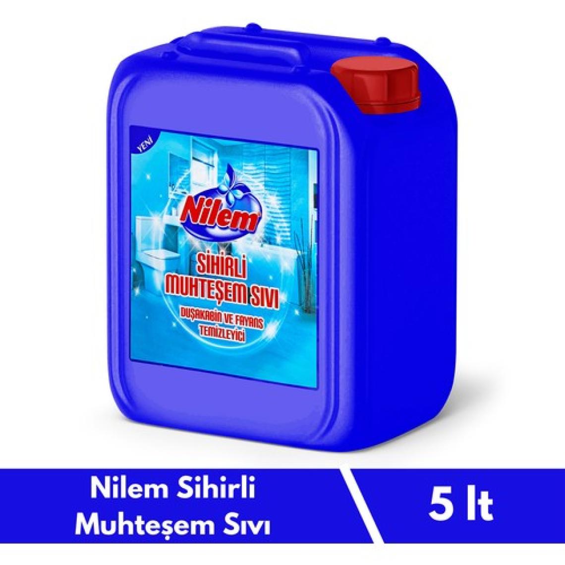 Nilem Sihirli Muhteşem Sıvı Duşakabin ve Fayans Temizleyici 5 lt