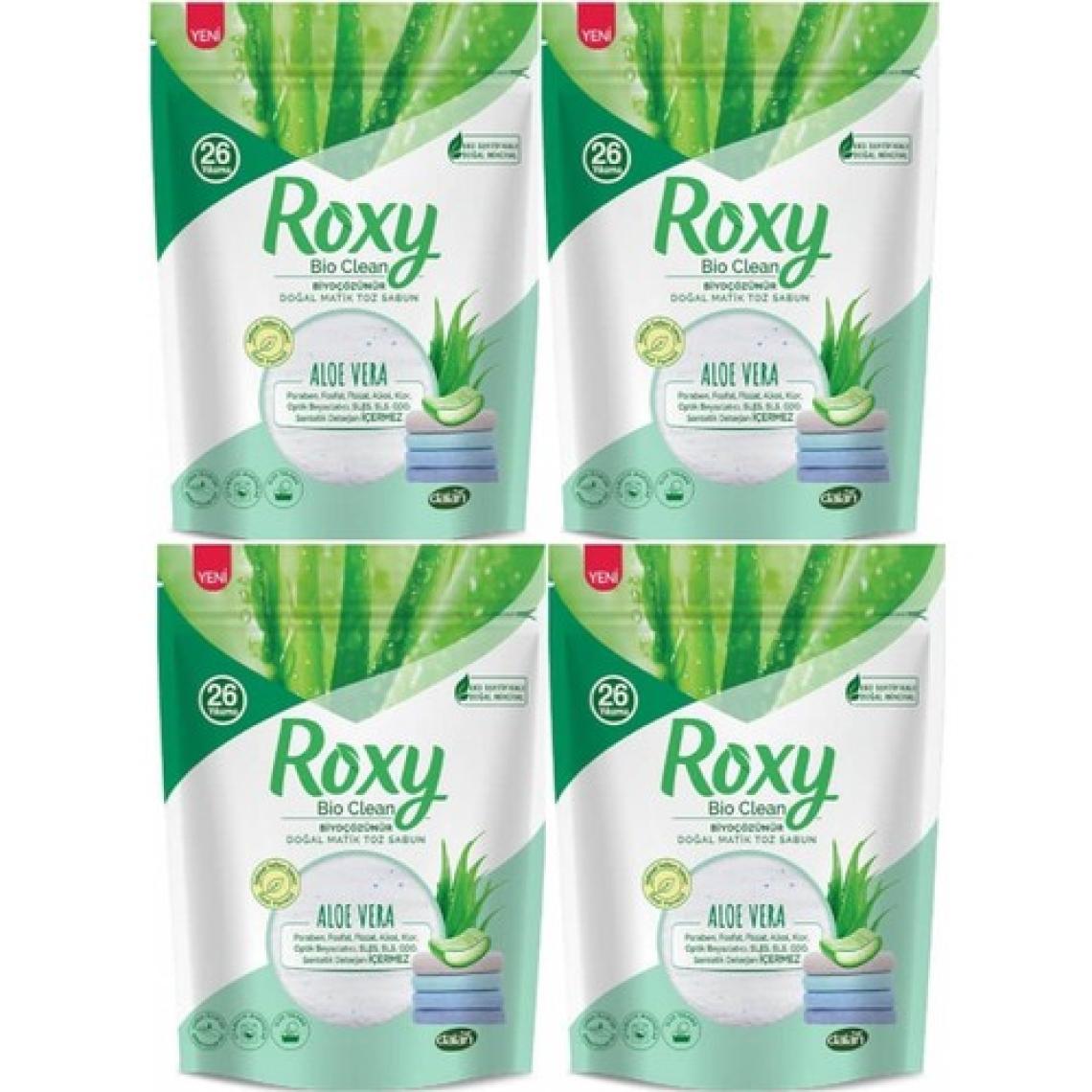 Dalan Roxy Bio Clean  Matik Toz Sabun Aloe Vera 800 gr 4 Adet