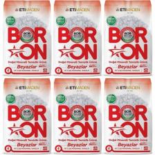 Boron Matik Toz Çamaşır Deterjanı 24 kg  Mineralli (6pk*4kg) (Beyazlar Için)