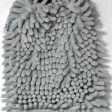 Spark (2 Adet) 7050 Mikrofiber Şönil Oto Temizlik ve Kurulama Eldiveni 16X24 Cm. Gri