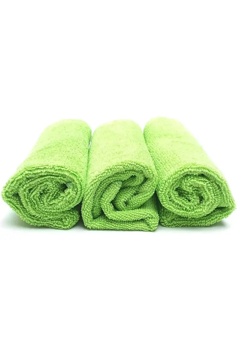Smartbee Adamite 3’lü Mikrofiber Oto Temizlik Bezi 40×40 265GSM – Yeşil