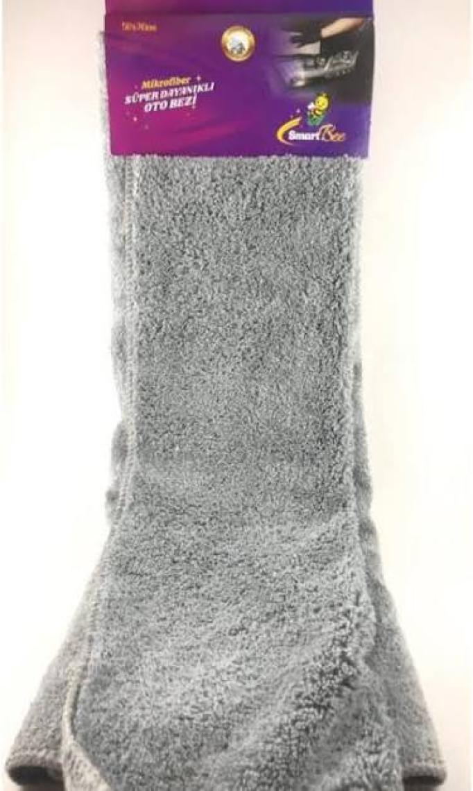 SmartBee Mikrofiber Çift Yüzlü Araç Kurulama Bezi 50 x 70 cm