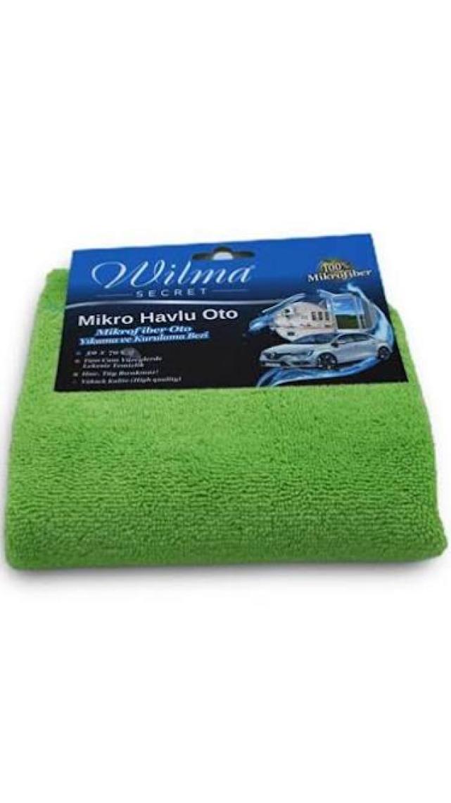 Wilma Secret Mikrofiber Havlu-Büyük Boy 50 x 70 Cm- Yeşil
