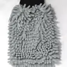 Spark (1 Adet) 7050 Mikrofiber Şönil Oto Temizlik ve Kurulama Eldiveni 16X24 Cm. Gri