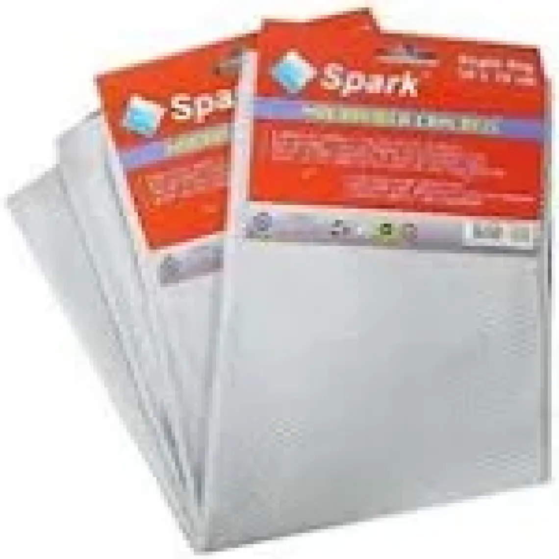 Spark Mikrofiber Oto Cam Bezi 12'li 70x50 cm Yeşil Mavi Gri