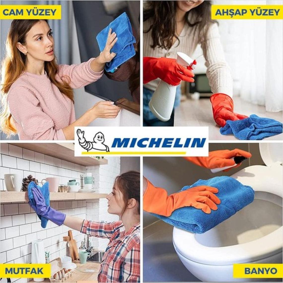 Michelin MC42101 40X30CM Süper Emici Mikrofiber Havlu, 3 Adet