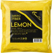 Smartbee Lemon Mikrofiber Detaylı Temizlik Bezi 40X40 380GSM - Sarı